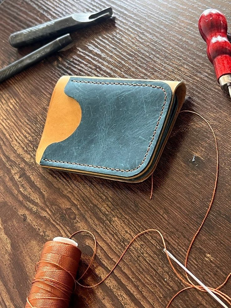 this wallet is made from a beautiful finished highly quality leather.  Handmade in Columbia, South Carolina  all my products are made to order.    I personally make all the items to ensure the quality. Handmade Leather Card Holder Artisan Style, Handmade Leather Artisan Card Holder, Handmade Artisan Leather Card Holder, Custom Leather Wallets With Card Slots, Handmade Bifold Wallet For Everyday Use, Handmade Bifold Wallets For Everyday Use, Custom Handmade Leather Trifold Wallet, Artisan Bifold Wallet For Daily Use, Handmade Blue Leather Wallet