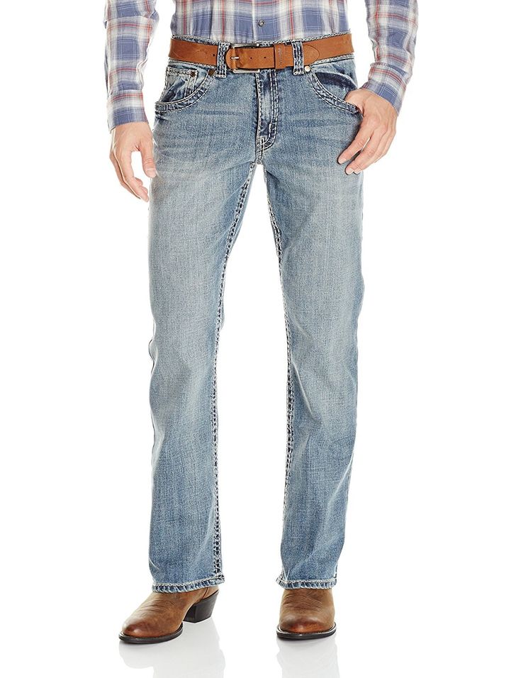 Men's Rock 47 Slim Fit Boot Cut Jean - Blues - CS12N1HOQ65,Men's Clothing, Jeans  #men #fashion #style #outfits #gift #Jeans Mens Bell Bottom Jeans, Jeans Men Fashion, Fashion Style Outfits, How To Wear Sneakers, Mens Bootcut Jeans, Clothing Jeans, Best Running Shoes, Online Mens Clothing, Denim Collection