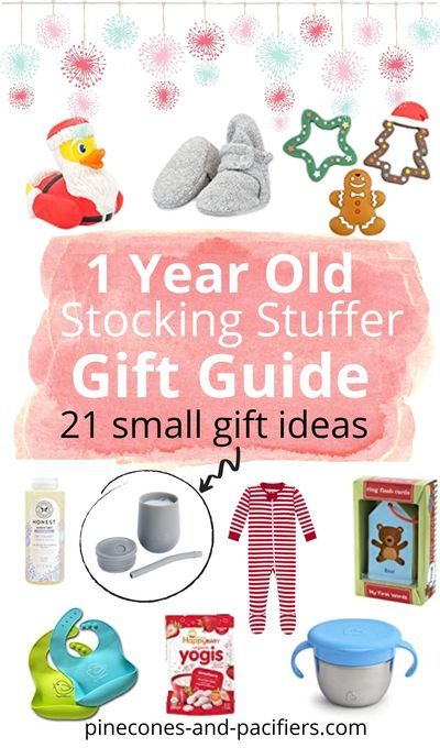 A list of 21 small gift ideas great for stockings! Cute Christmas toys, warm clothes, bath essentials, and feeding supplies for your one year old's stocking. #toddlergiftguide #babygiftguide… More Stocking Stuffers For 12 Month Old, Girl Stocking Stuffers, Socking Stuffers, Sticking Stuffers, Toddler Gift Guide, Toddler Stocking Stuffers, Small Gift Ideas, Stocking Stuffers For Baby, Best Toddler Toys