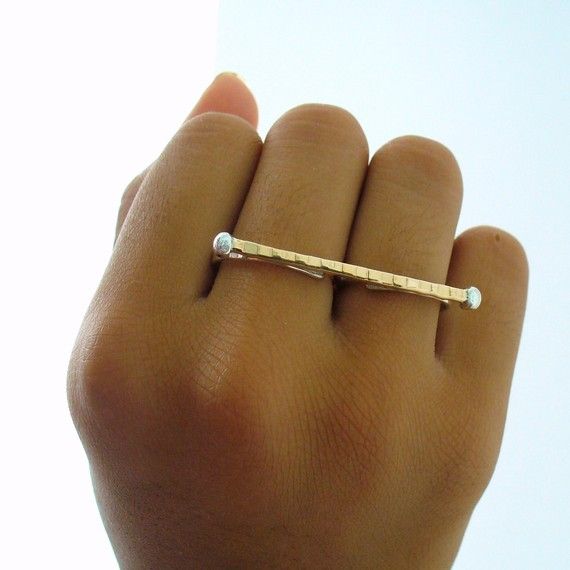 double ring Modern Adjustable Hammered Stackable Rings, Adjustable Silver Midi Rings In 14k Gold, Modern Hammered Adjustable Rings, Dainty Adjustable Hand Forged Stackable Rings, Dainty Hand Forged Adjustable Stackable Rings, Adjustable Hammered Minimalist Rings, Minimalist Adjustable Hammered Rings, Minimalist Hand Forged Adjustable Stackable Rings, Minimalist Adjustable Hammered Midi Rings