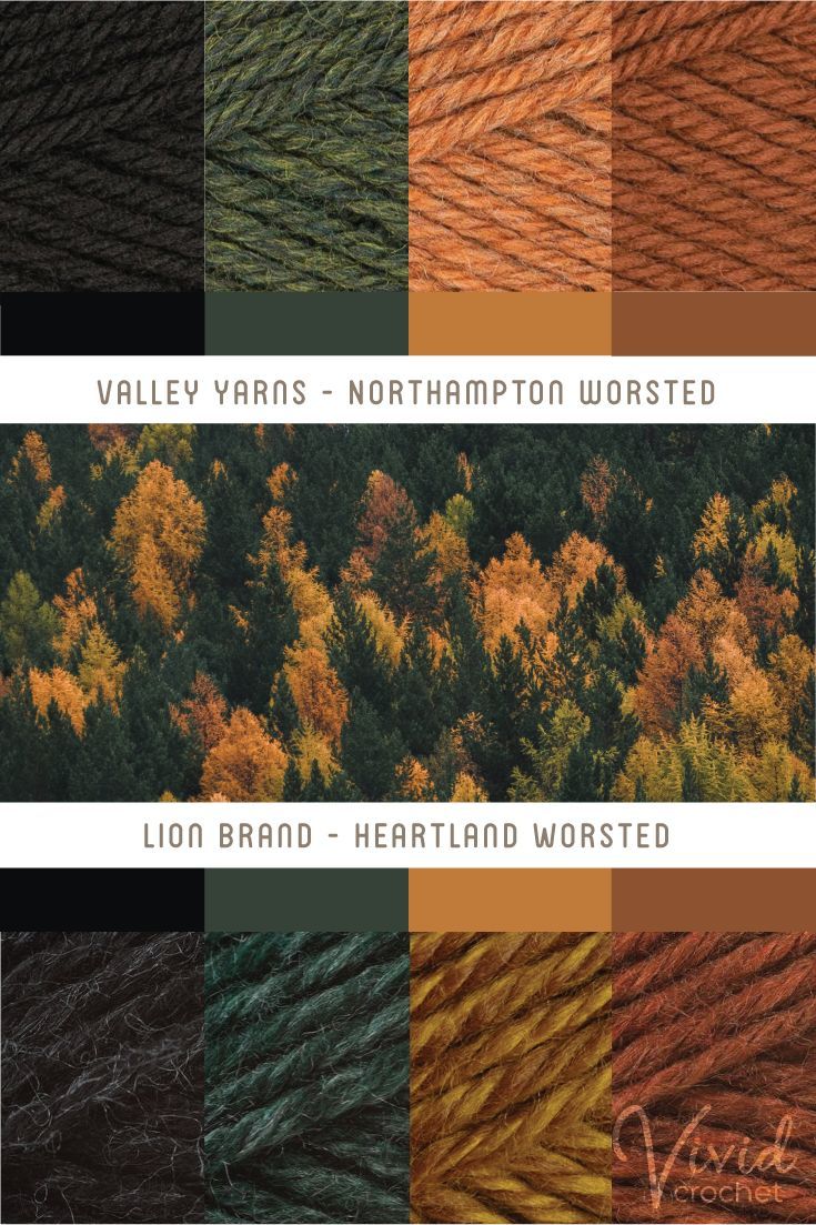 four different colors of yarn with the words valley yarns - north hampton worsted