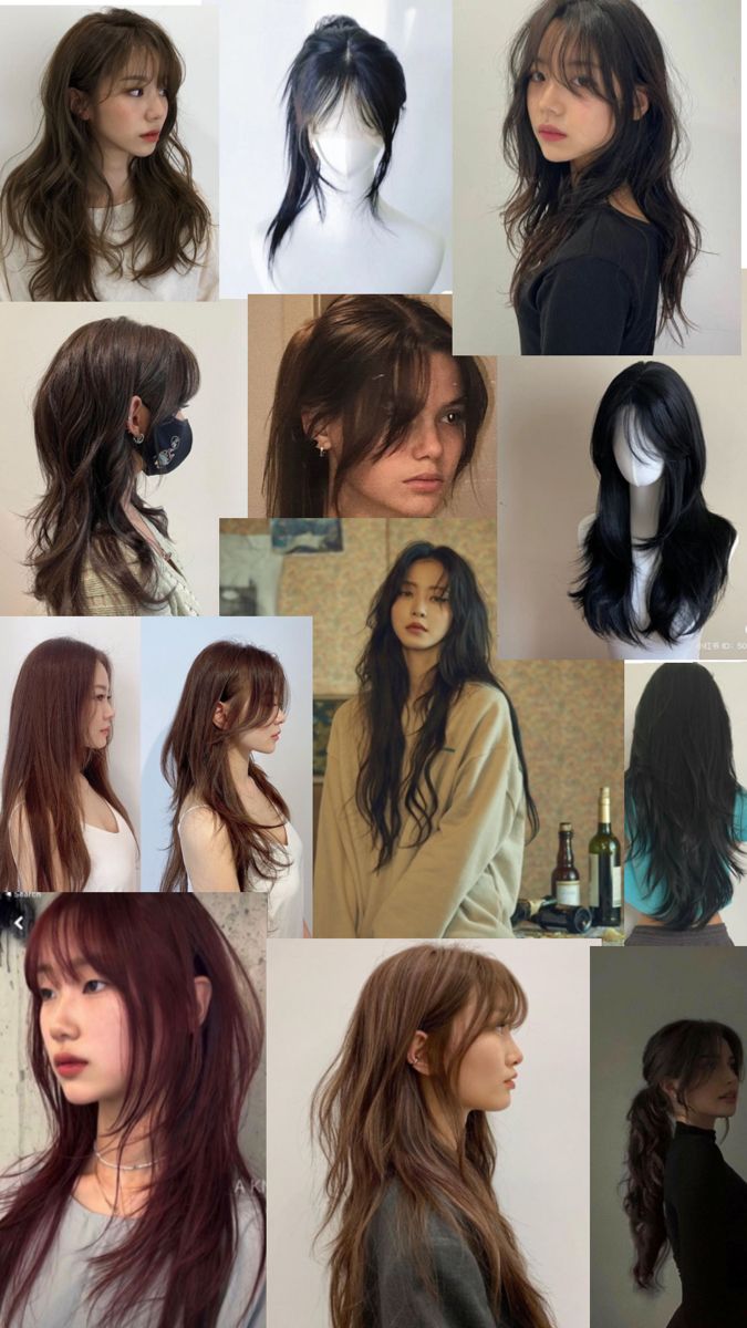 Wolf Cut Hairstyle Women, Hush Cut, Hair Cut Guide, Wolfcut Hair Long, Aesthetic Hairstyles, Hair Inspiration Long, Layered Haircuts For Medium Hair, Hairstyles For Layered Hair, Wolf Cut