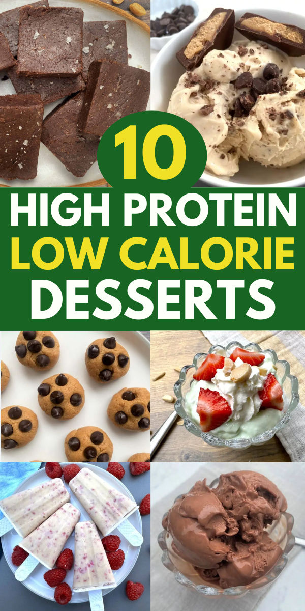 10 high protein low calorie desserts that are delicious and easy to make