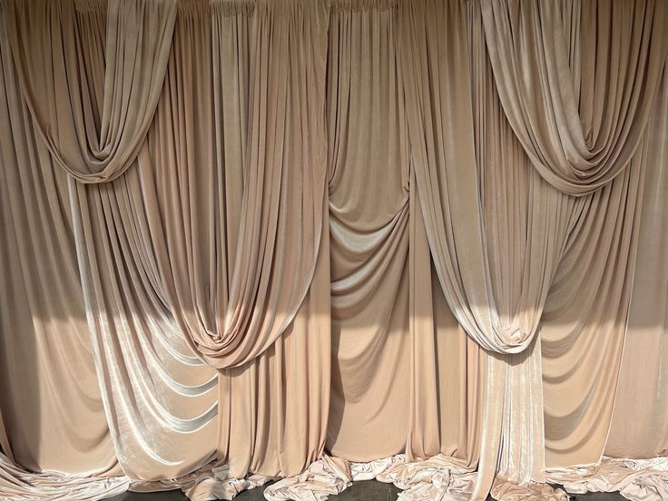 an image of a stage setting with drapes