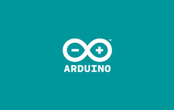 the logo for arduino, a medical device that is designed to look like two circles