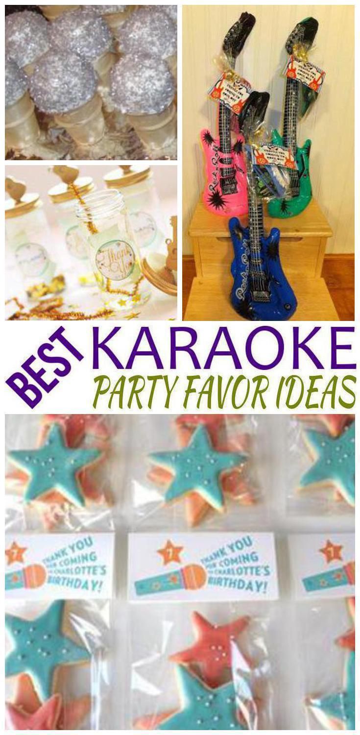 the best karaoke party favors for birthdays, parties and other special occasiones