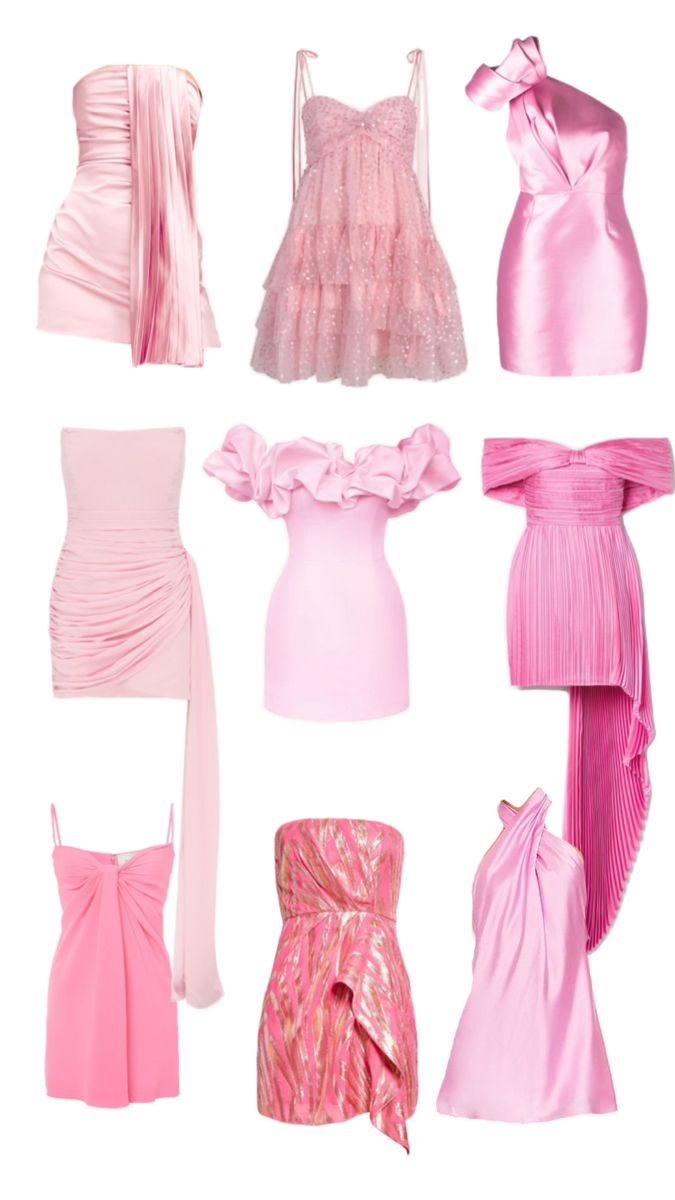 pink short semi formal dresses #pink #minidress Pink Semi Formal Dress, Pink Semi Formal, College Formal Dresses, Formal Dresses Pink, Pink Semi Formal Dresses, Short Semi Formal Dresses, Fashion Style Inspiration, Function Dresses, Semi Dresses