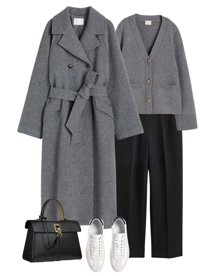 Belted Wool Coat Outfit, Belted Coat Outfit Winter, Belted Coat Outfit, Tie Belt Coat, Men's Capsule Wardrobe, Fall Winter Capsule Wardrobe, Belt Coat, Spring Summer Capsule Wardrobe, Capsule Wardrobe Work