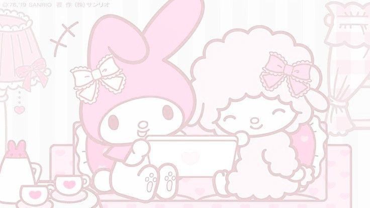 Pink Wallpaper Laptop, My Sweet Piano, Whatsapp Wallpaper Cute, My Melody Wallpaper, Charmmy Kitty, Pink Laptop, Hello Kitty Aesthetic, Cute Laptop Wallpaper, Sanrio Wallpaper