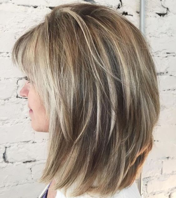 Bronde Lob, Medium Shaggy Hairstyles, Medium Shag Haircuts, Medium Layered Haircuts, Medium Layered Hair, Layered Hairstyles, Haircut Styles, Wavy Hairstyles, Shag Hairstyles