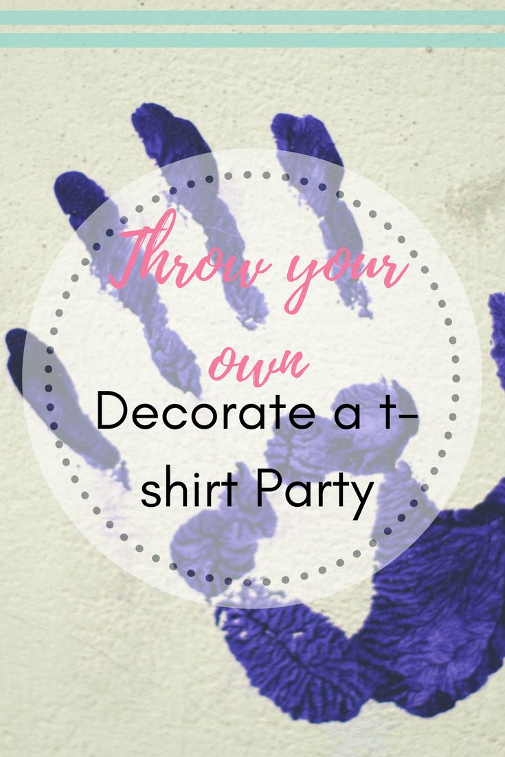 the words throw your own decorate t - shirt party