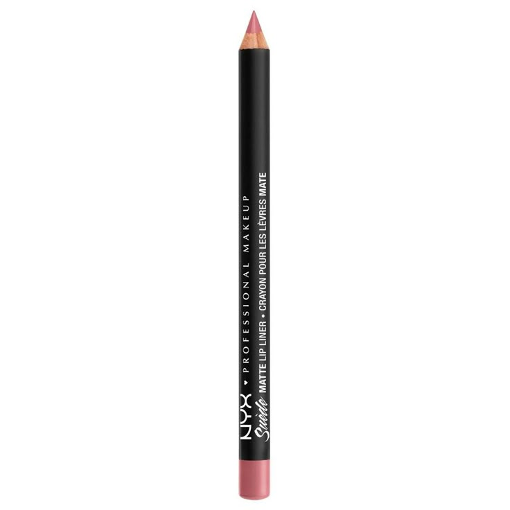 Color lips to perfection with the Suede Matte Lip Liner. The velvety soft lip pen also doubles as a lip plumper, enhancing lips to create a full, plump pout. With medium-to-full coverage and a true matte finish, the Suede Matte lip liner adds more definition to your favorite matte lip colors. Available in a variety of richly pigmented hues, pairs perfectly with NYX Professional Makeup Lip Lingerie XXL Matte Liquid Lipstick. Every lip shade goes on super smooth and provides the perfect base for t Crystal Method, Vanity Setup, Nyx Lip Liner, Nyx Matte, Nyx Lip, Soft Matte Lip Cream, Lip Liners, Nyx Makeup, Lots Of Makeup