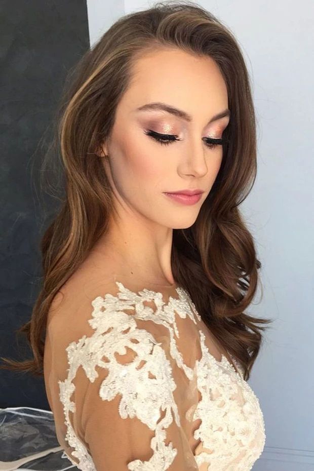 Amazing Wedding Makeup, Beautiful Wedding Makeup, Wedding Makeup Ideas, Gorgeous Wedding Makeup, Best Wedding Makeup, Wedding Makeup Tips, Make Up Inspiration, Bridal Makeup Natural, Wedding Day Makeup