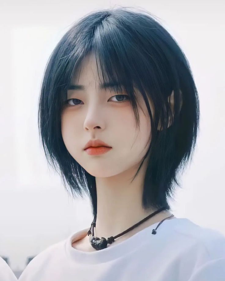 Justina Xie Short Hair, Justina Xie Haircut, Girl Tomboy Hair, Tomboy Haircut Girl, Fesyen Rambut Pendek, Justina Xie, Ulzzang Short Hair, Tomboy Hairstyles, Short Hair Tomboy