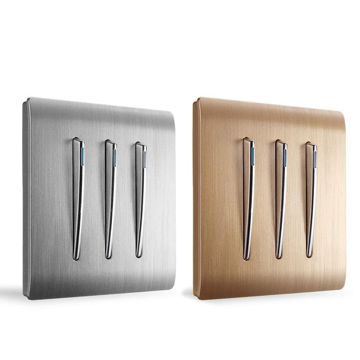 three different types of pen holders on white and silver wall mounted paper dispensers