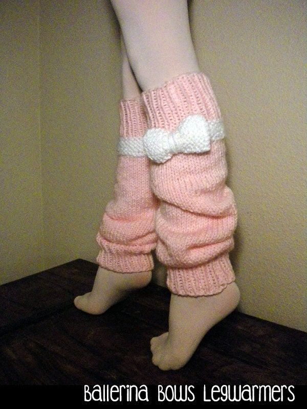 Perfect for ballet dancers, or anyone wanting to look like one. These are designed with a built-in ribbon and bow. Wear them slouched down below the knee, or pull them up to your thighs... either way they look adorable.  Includes instructions for: 2-4 years, 6-9 years, and 10 years and up.  Suggested yarns: Anything worsted weight.  Suggested needles: Size 8 (5.0mm). These are knit in the round. You can use double pointed needles OR a small 12" circular (my preference). Could be very easily converted to a flat pattern, as well.  2 page pattern PDF includes photo and row by row stitch counts.  I will not ship this pattern. You may print this file for your OWN PERSONAL USE. Copyright applies. May not share pattern.  YES! You may sell items made from this pattern. I do appreciate credit for t Legwarmers Knitting Pattern, Legwarmers Pattern, Traditional Socks, Crochet Leg Warmers, Kids Knitting Patterns, Baby Booties Knitting Pattern, Holiday Sewing, Ballerina Party, Knit Leg Warmers