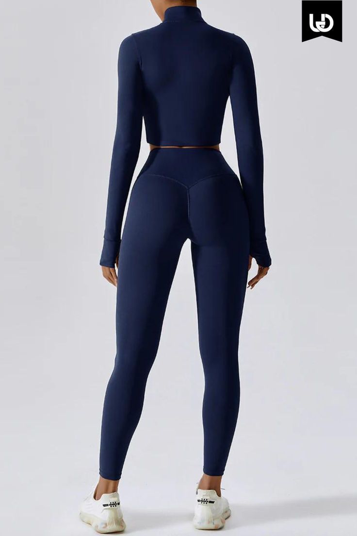 The Hailey Long Sleeve Top epitomizes adaptable activewear, seamlessly blending comfort and style for a variety of activities, from gym sessions to outdoor adventures. Expertly crafted from a premium blend of 78% Nylon and Spandex, it guarantees increased performance while maintaining comfort and style. #hailey #longsleevetop #navyblue #fashion #womensfashion #styleinspo #versatile #everydaywear #chic #wardrobeessential #ootd #musthave #comfortable #classic #stylish #fashionista Blue Nylon Athleisure Yoga Pants, Blue Nylon Yoga Pants, Blue Nylon Yoga Pants Sportswear, Blue Nylon Sportswear Yoga Pants, Blue Nylon Sporty Yoga Pants, Compressive Sportswear Yoga Pants In Recycled Polyester, Snug Fit Sportswear Yoga Pants For Sports, Snug Fit Yoga Pants For Sports, Versatile Recycled Polyester Yoga Pants For Gym