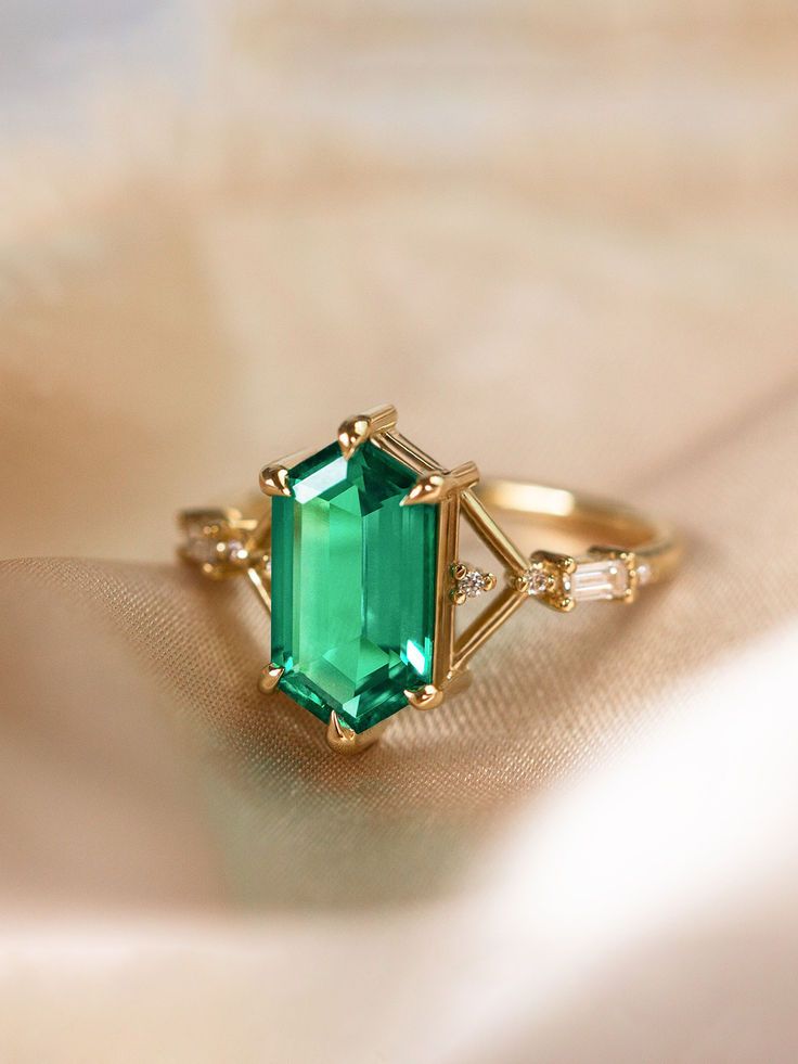 #hiddenspacejewelry #taurus #gemini #emeraldengagementring #weddingringset #uniquejewelry #diamondalternative #emeraldring #artdeco #summertime Timeless Green Jewelry With Baguette Diamonds, Timeless Emerald Ring With Radiant Cut, Elegant Baguette Cut Emerald Ring For May Birthstone, Emerald Cut Baguette Diamonds May Birthstone Jewelry, Emerald Cut Baguette Diamond Jewelry For May Birthstone, Elegant Emerald Baguette Cut Ring, Emerald Cut Emerald Ring With Baguette Diamonds, Timeless Green Baguette Cut Jewelry, Art Deco Emerald Ring With Baguette Cut