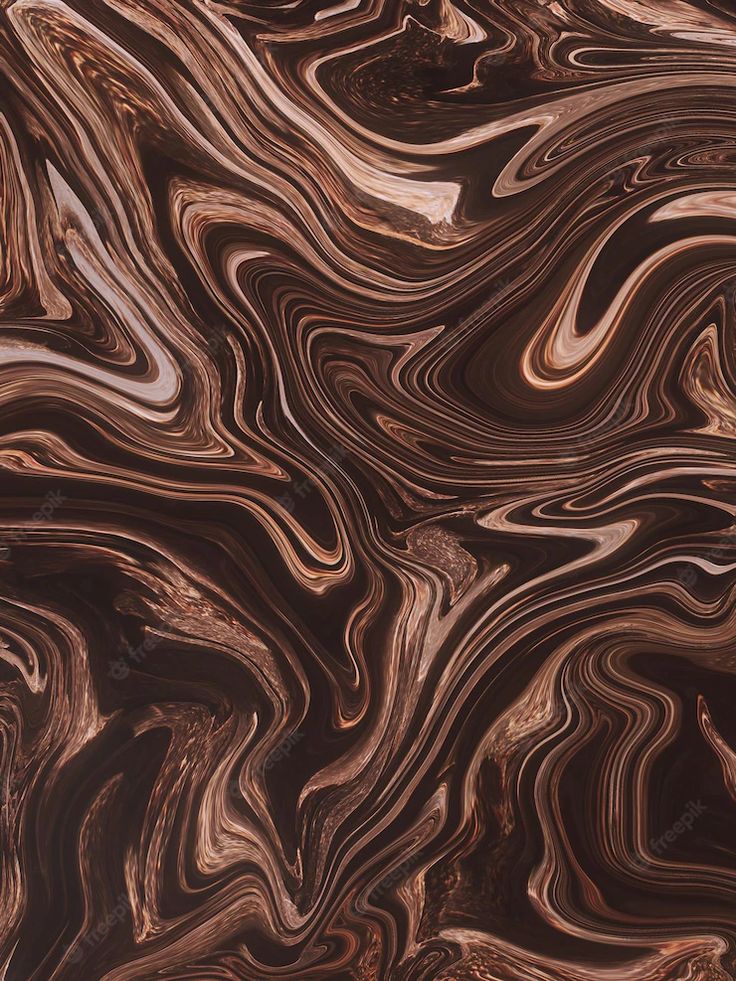 an abstract marble background with brown and white swirls on the top, as well as black