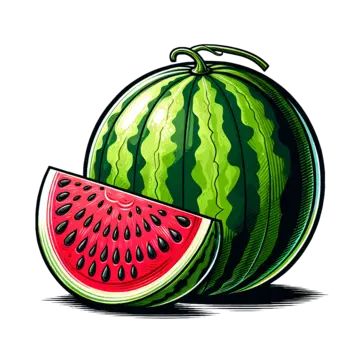 a watermelon cut in half on a white background