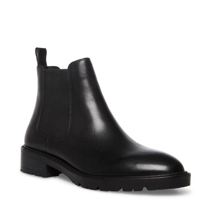 PRICES MAY VARY. Steve Madden Womens Low Chelsea Ankle Boot 1.25 inch heel height 4.25 inch shaft height .5 inch platform Chelsea Boots Steve Madden, Women’s Black Boots, Madden Boots Outfit, Black Ankle Boots Outfit, Gift Wishlist, Boots Outfit Ankle, Madden Boots, Short Boot, Chelsea Ankle Boots