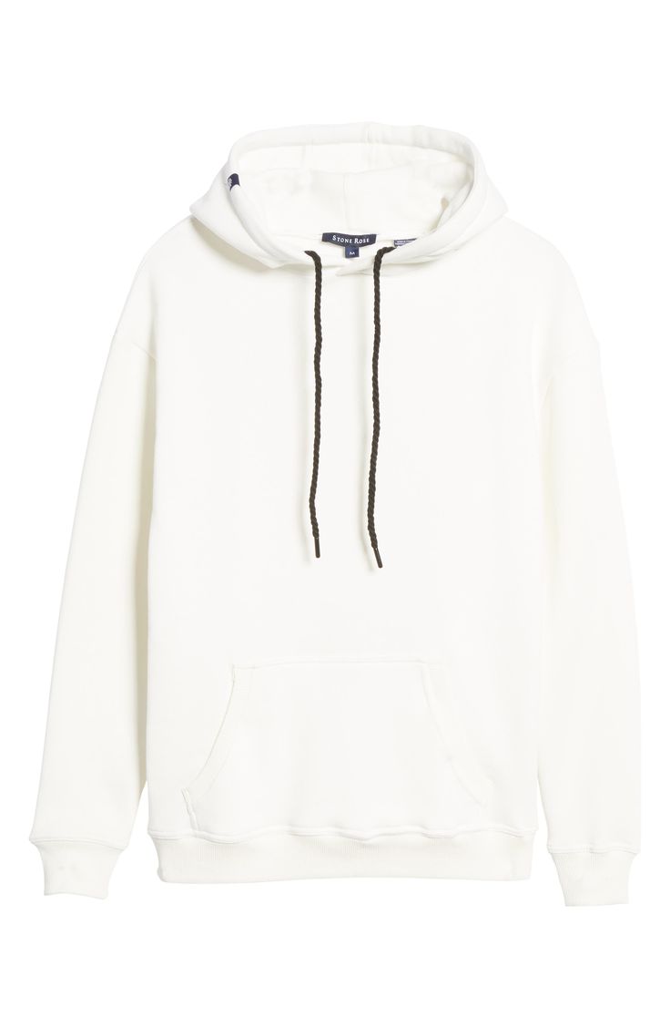 Soft, plush cotton fleece brings superior comfort to a hoodie knit with a slightly slouchy fit and a touch of stretch for easy movement. Drawstring hood 100% cotton Machine wash, dry flat Made in Turkey Stone Rose, Cotton Fleece, Fleece Hoodie, Soft Plush, Nordstrom, Stone