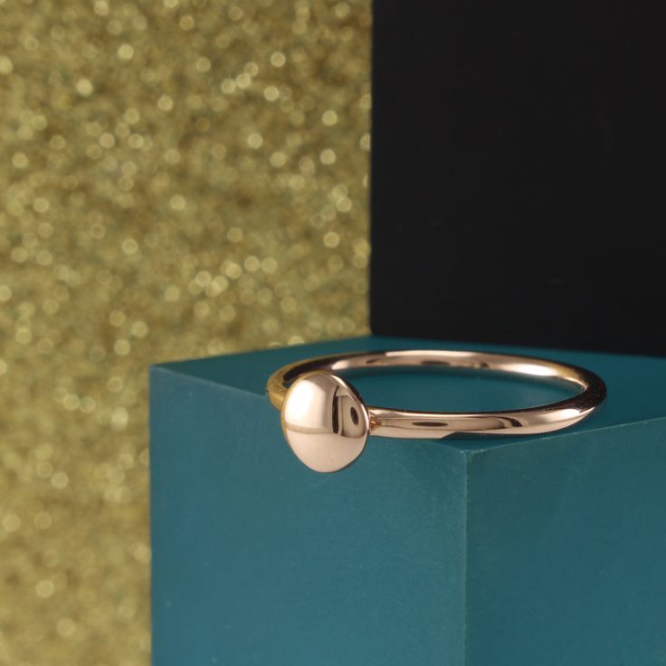 14K Gold Circle Ring, 14K Solid Gold Simple Ring, 14K Solid Gold Geometric Ring, 14K gold Dot Ring, 14K Gold Minimalistic Ring Please note that this ring is made to order. S P E C S ♦ All of our jewelry is handmade in our studio in Seoul, Korea. ♦ 14K Gold (available in white, yellow, or rose) ♦ Band measures 1.5 mm Width x 1.3 mm Depth ♦ The head measures 5.5mm in Diameter ♦ The head is hollow constructed ♦ Listing is for 1 Ring DESCRIPTION Simple and Minimal Circle ring! Mix with your favorite Modern Rose Gold Round Ring, Modern Rose Gold Recycled Ring, Stackable 14k Rose Gold Round Rings, Minimalist 14k Rose Gold Dome Ring, Rose Gold Dome Ring With Polished Finish As Gift, Rose Gold 14k Minimalist Dome Ring, Rose Gold Dome Ring With Polished Finish, Gift Rose Gold Polished Dome Ring, Shiny Rose Gold Rings