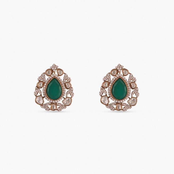 Brillant Emerald Silver Stud Earrings Formal Green Diamond Gemstone Earrings, Formal Green Gemstone Diamond Earrings, Green Hand-set Diamond Earrings, Green Hand Set Diamond Earrings, Green Diamond Drop Earrings With Accents, Elegant Bridal Earrings With Stone Setting, Green Diamond Accented Drop Earrings, Green Diamond Accent Drop Earrings, Green Diamond Earrings For Parties