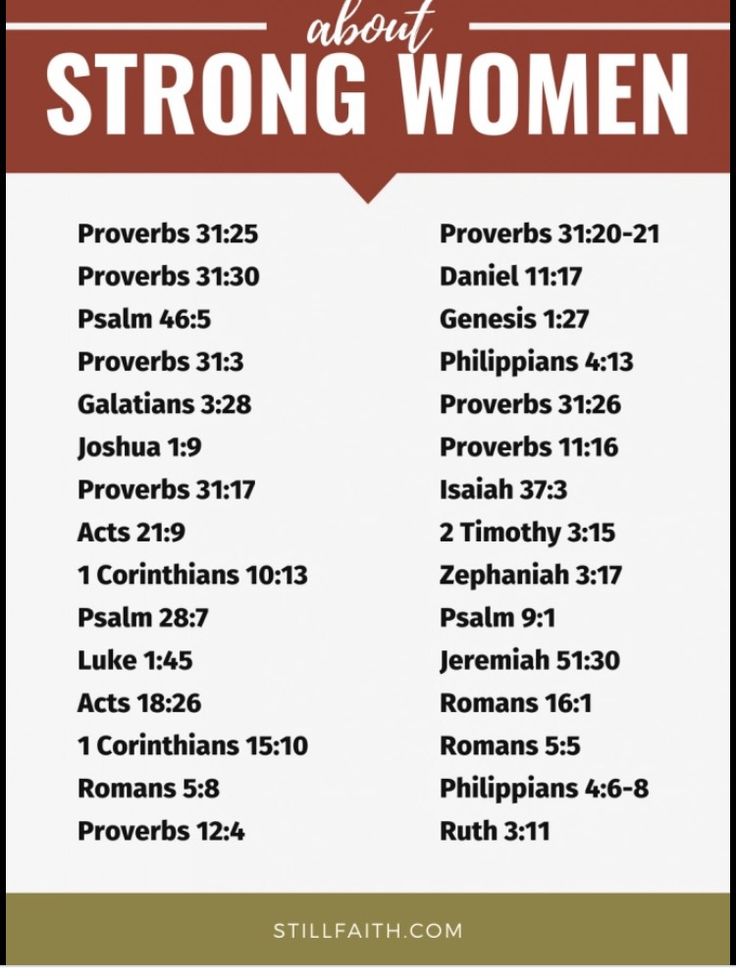 the ten commandments for strong women, which are in red and white with words above them