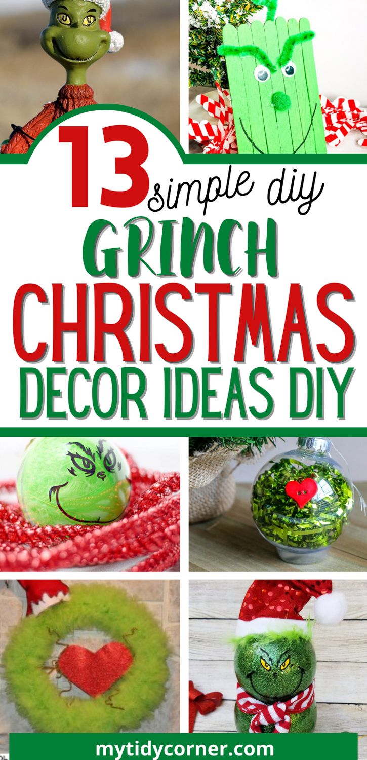 diy grinch Christmas decorations Diy Grinch Christmas Decorations, Diy Grinch, Grinch Crafts, Grinch Wreath, Grinch Trees, Grinch Decorations, Grinch Christmas Party, Whoville Christmas, Grinch Christmas Tree