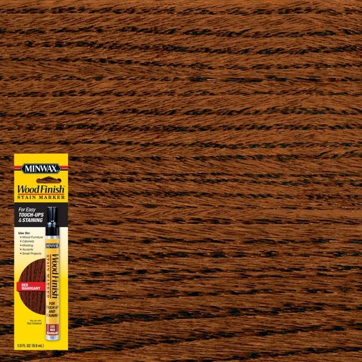 Minwax Wood Finish Stain Marker Semi-Transparent Red Mahogany Oil-Based Stain Marker 0.33 oz Scratches On Wood Furniture, Red Oak Stain, Red Mahogany Stain, Cabinets Doors, Minwax Stain, Oil Based Stain, Staining Cabinets, Wood Craft Projects, Doors And Floors