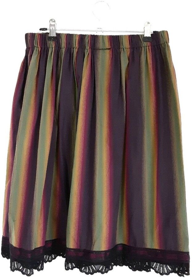 Vintage Multicolore Gonna a righe Nero Uncinetto Pizzo Trim Gonna Corta Elasticizzata Fantasia Gonna Plissettata Full Cotton Gonna, Taglia Piccola Cute Skirts For Summer, Skirts For Summer, Vintage Skater, Leather Jeans, Summer Skirts, Boho Vintage, Cute Skirts, Skirts Mini, Jeans Denim