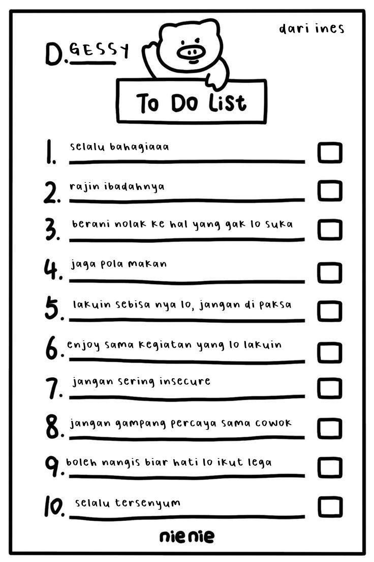 a printable to do list for children with numbers and symbols on the top right hand corner