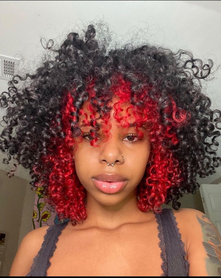 Curly Hair Dye Ideas, Curly Hair Dye, Cabello Afro Natural, Dyed Curly Hair, Hair Dyed, Hair Dye Ideas, Girl Hair Colors, Dyed Hair Inspiration, Girls Natural Hairstyles