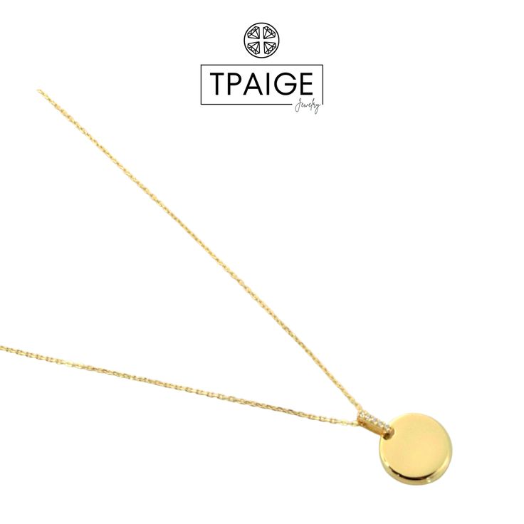 This Mini Circle Pendant Necklace is made of 14k gold on sterling silver, creating a beautiful and elegant necklace. It is also hypoallergenic and skin-friendly, making it perfect for all occasions. Get this affordable necklace and add a touch of glamour to any look. Wear this circle of life around your neck. Whether you choose to rock it day or night, our delicate 14k gold vermeil chain with 5A grade cubic zirconia stones circle pendant necklace is great for those who revel in elegant simplicit 14k Yellow Gold Circle Necklace, Elegant Everyday Charm Necklace With Coin Pendant, Elegant Round Pendant Coin Necklace With Clavicle Chain, Elegant Everyday Coin Pendant Charm Necklace, Timeless Round Charm Necklace With Delicate Chain, Timeless Charm Necklace With Delicate Chain, Elegant Polished Coin Pendant Necklace, Elegant Yellow Gold Circle Charm Necklaces, Minimalist Yellow Gold Medallion Pendant Necklace