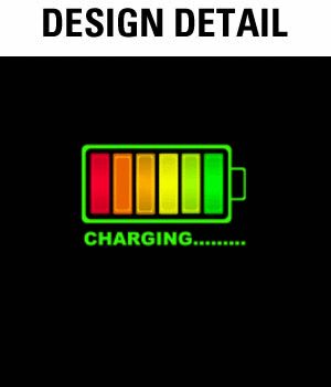 an image of a battery with the words design detail