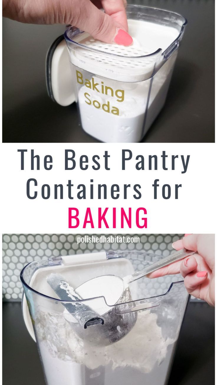 the best pantry containers for baking and how to use them in your food processor or blender