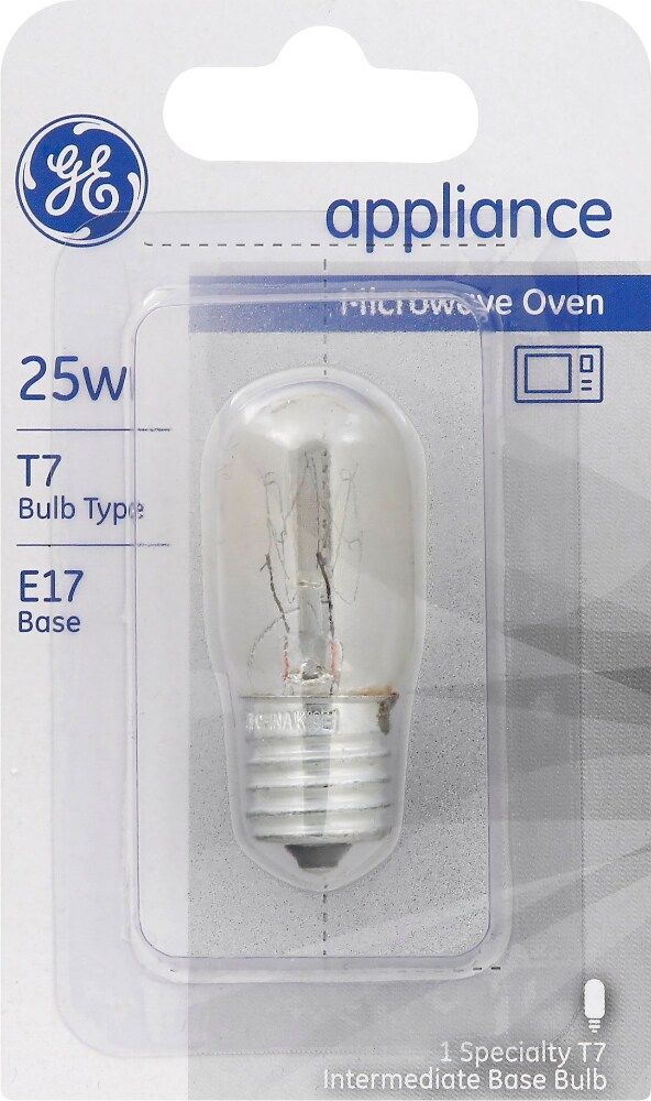 ge appliances appliance microwave oven light bulb, 25w ez - base