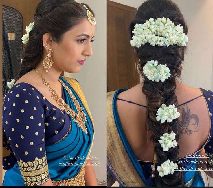 Hairdo For Engagement Indian, Bride Hairstyle For Engagement, Hairstyles For Functions Indian Saree, Hairstyles For Srimantham, Seemantham Hairstyle Ideas, Hair Styles For Function Indian, Bridal Hairstyle South Indian Wedding, Bridal Engagement Hairstyle, Seemantha Hairstyle