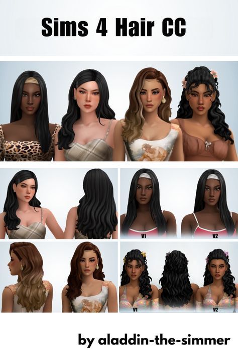 Beauty and Makeup: #beauty, #makeup, #skincare, #haircare Sims 4 Hair With Headband, All Sims 4 Packs, Sims 4 Cc Must Have, Accessory Sims 4 Cc, Sims 4 Cc Folder Maxis Match, Hair Cc Folder, Cas Cc Sims 4, Sims 4 Cc Hair Pack, Sins 4 Cc