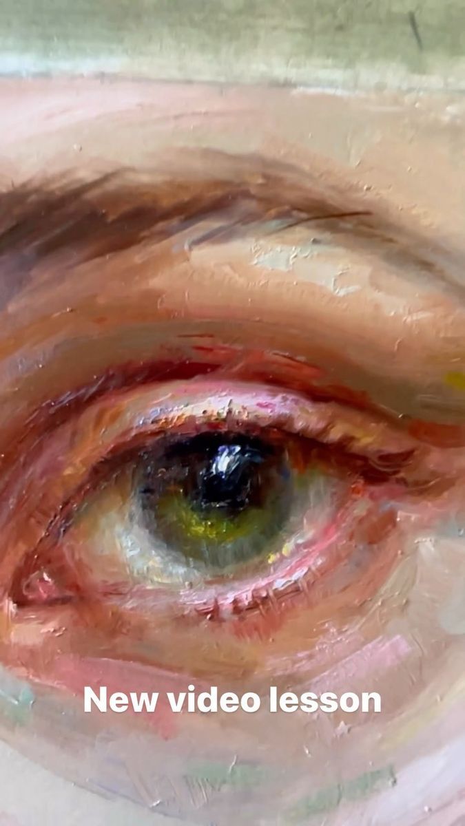 an eye is shown in this artistic painting