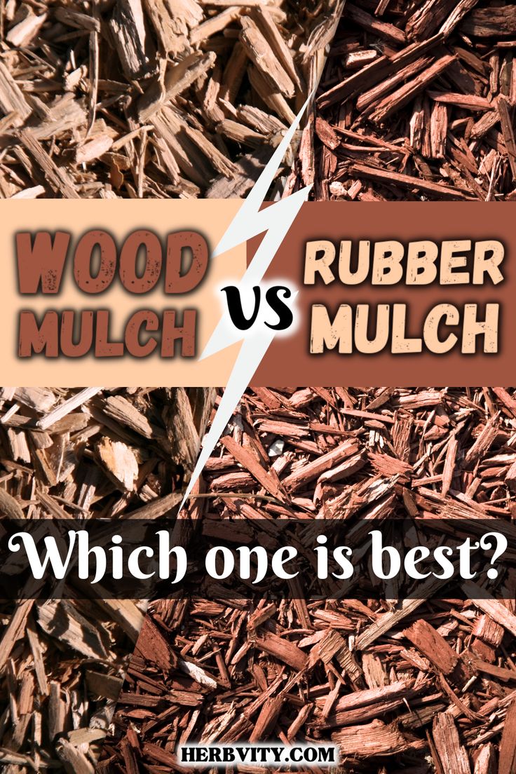 wood mulch versus rubber mulch which one is best?