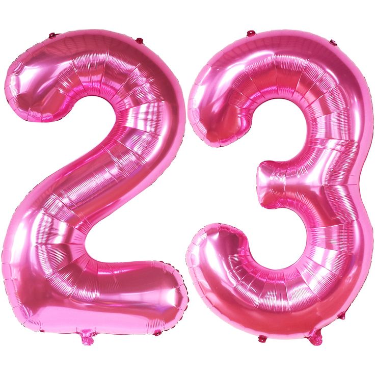 PRICES MAY VARY. LARGE SIZE - 40 INCH | BEAUTIFUL VIBRANT HOT PINK BIRTHDAY BALLOONS - This Hot Pink number 23 balloon 40 inch is the party complement you shouldn’t miss. Add a great impact to your decoration with this 40-inch Huge Number 23 Hot Pink Mylar Foil Balloon, 1 Hot Pink Ribbon and 1 Straw. Pair 23 birthday balloon with other number balloons for Hot Pink 23 Birthday Decorations for Women, 23 pink decorations for party, 23 party decorations for women and anniversary. CREATE A PRINCESS T Pink 23 Birthday, Pink 22 Birthday, Pink 22nd Birthday, 23 Birthday Decorations, 22 Birthday Balloons, 22nd Birthday Decorations, 23 Balloons, 22 Balloons, Hot Pink Birthday Decorations