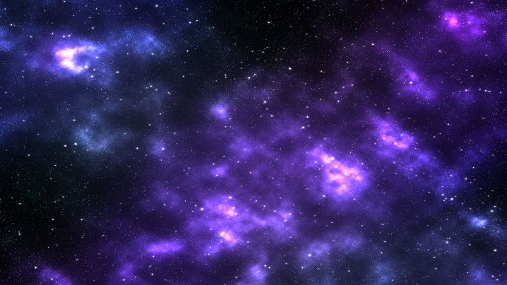 purple and blue stars in the night sky