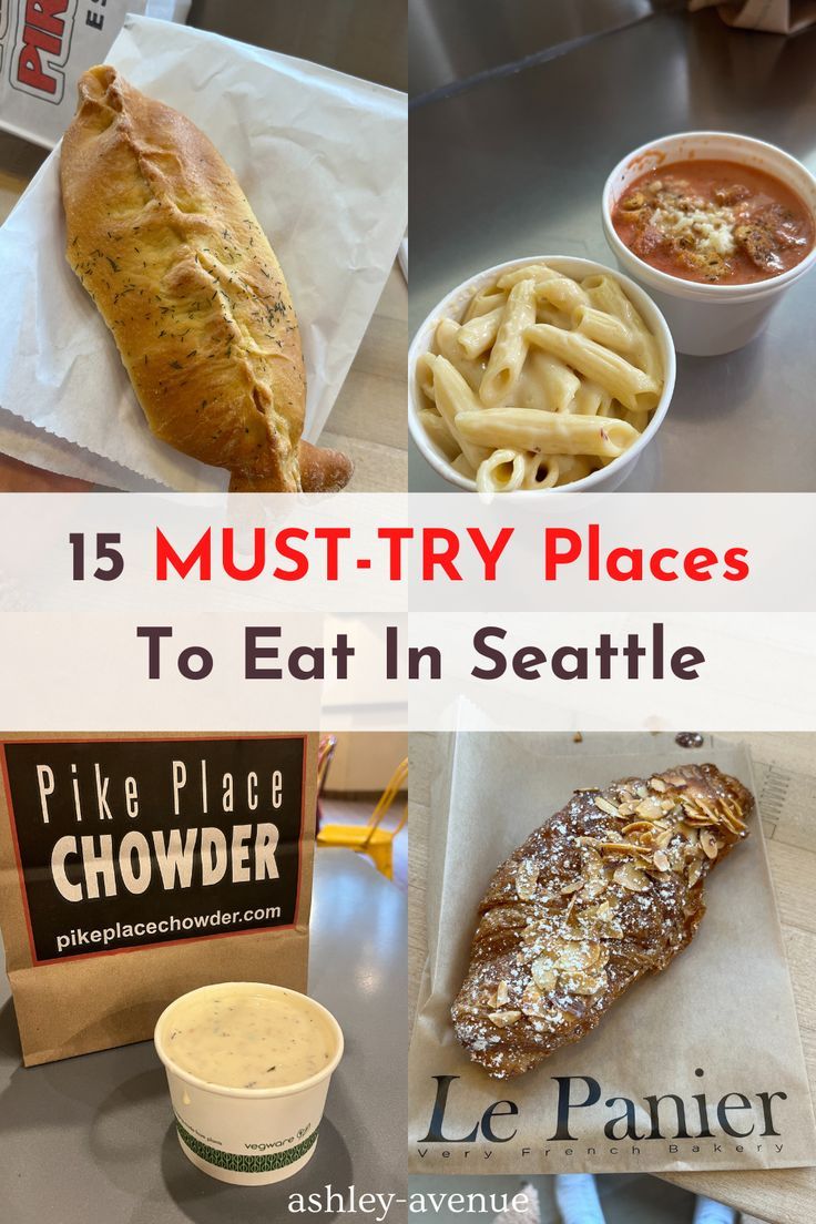 places to eat in seattle Seattle Must Eats, Seattle Food Guide, Seattle Food Bucket List, Seattle Places To Eat, Best Food In Seattle, Where To Eat In Seattle, Seattle Desserts, Places To Eat In Seattle, Food In Seattle