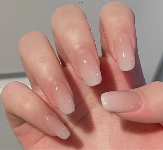 Hard Gel Nails, Hello Nails, Hard Nails, Simple Gel Nails, Casual Nails, Blush Nails, Cute Gel Nails, Soft Nails, Nail Swag