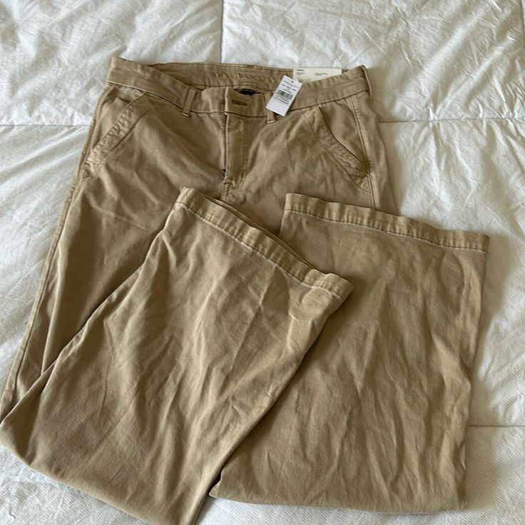 Brand New Khakis. Size 10 Flare. Khaki Color, Boot Cut, Pant Jumpsuit, American Eagle, Pants For Women, Size 10, Brand New, 10 Things, Pants