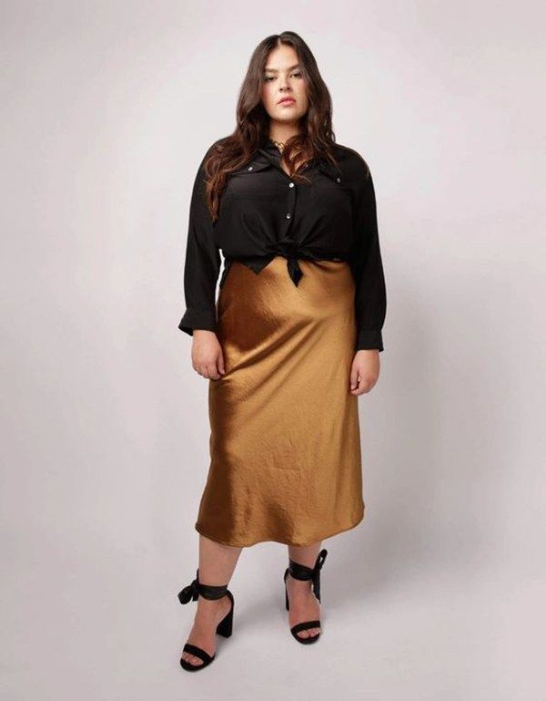 Silk Skirt Outfit Plus Size, Satin Skirt Plus Size, Silk Skirt Plus Size, Silk Midi Skirt Outfit, Style Satin Skirt, Satin Midi Skirt Outfits, Satin Midi Skirt Outfit, Slip Skirt Outfit, Silk Skirt Outfit