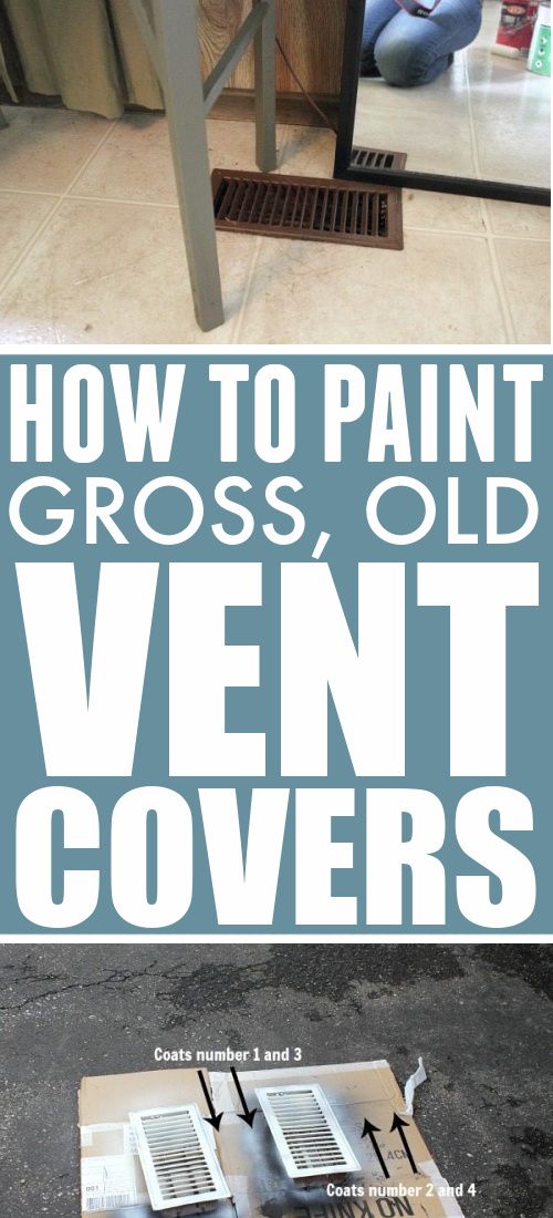 How to Paint Your Vent Covers Instead of Paying to Replace Them! - The Creek Line House Spray Paint Air Vents, Paint Air Vents, Vent Covers Diy, Tradition House, Return Air Grill, Return Air Vent, Spray Paint Plastic, Floor Vent Covers, Ceiling Vents