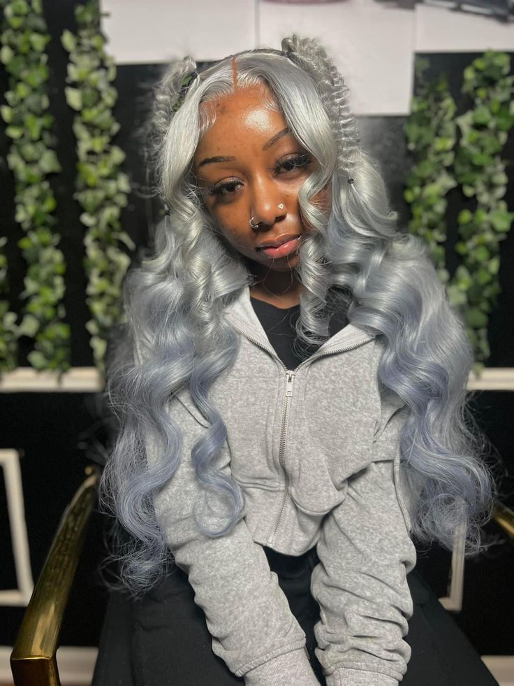 Frontal Wig Ideas With Color, Hairstyle For Lace Wig, Rubberband Hairstyles Wig, Frontal Wig Hair Colors, 13x4x1 Lace Wig, Cute Wigs With Color, Hair Styles Lace Wigs, Wigs With Styles, Hairstyles On Frontal Wig